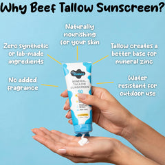 Non-nano zinc oxide mineral sunscreen formula close up