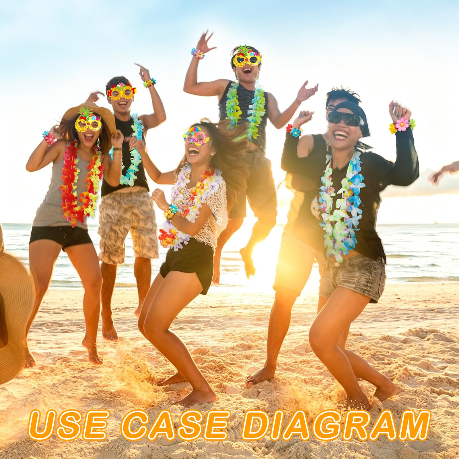 Hawaiian themed party favors for summer celebration