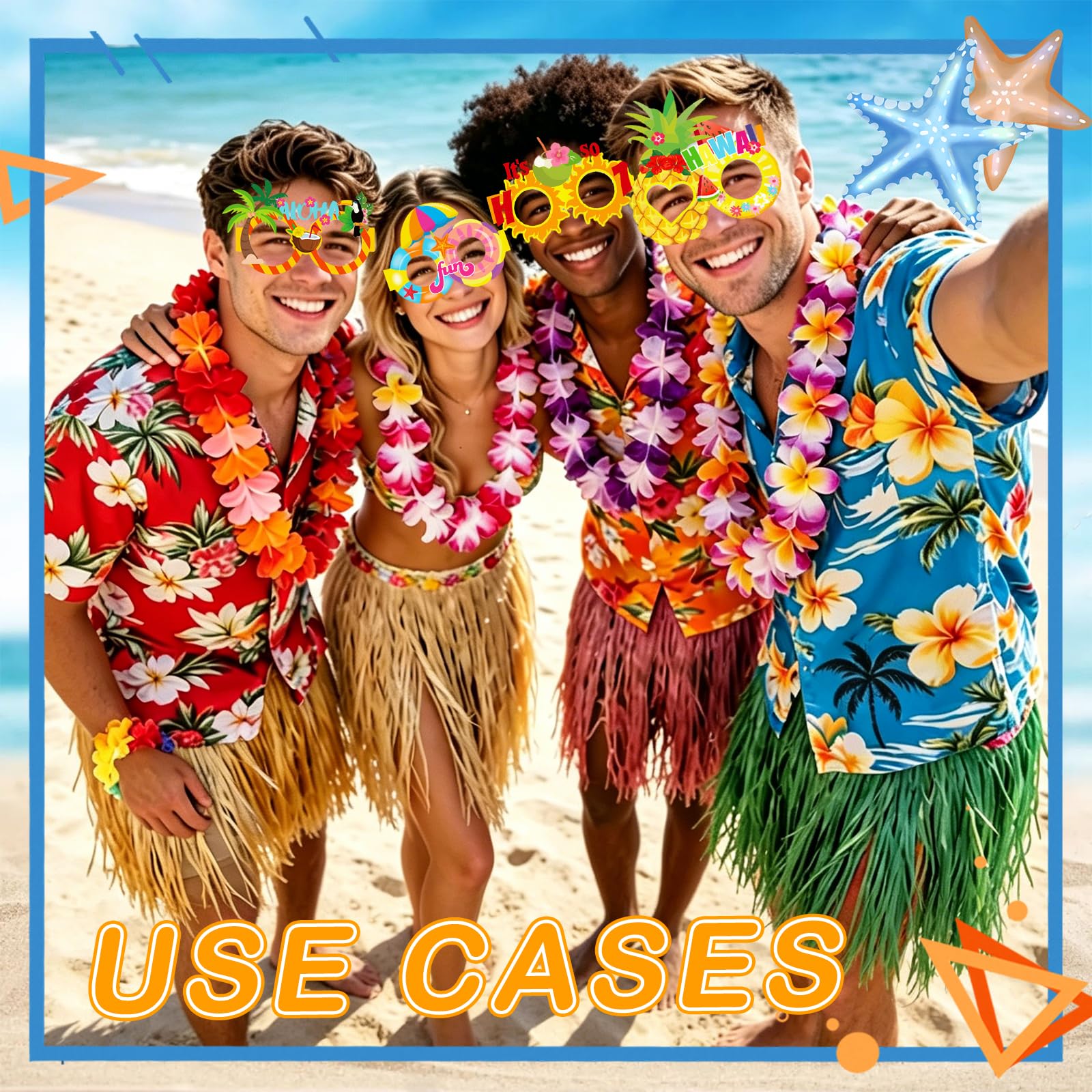 Tropical party decorations by ZIOHRPA for Hawaiian themes