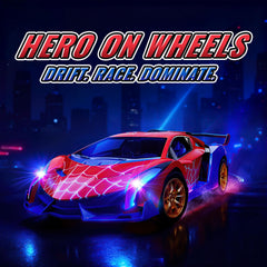Tail drift action spider RC car cockpit design