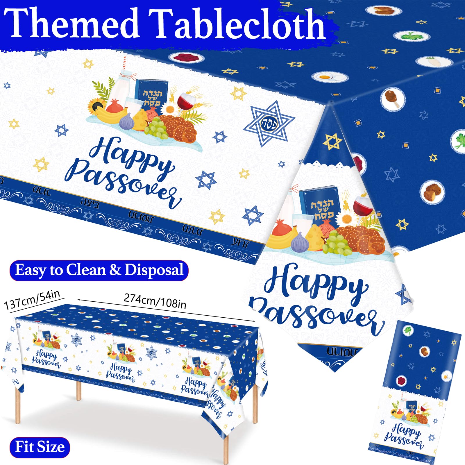 Themed Passover design by Zivosely for festive table