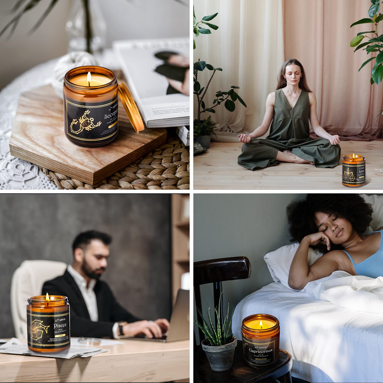 Horoscope candle for zodiac enthusiasts