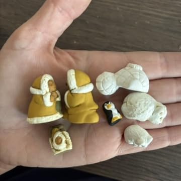 Compact nativity ornament for Christmas decor collection