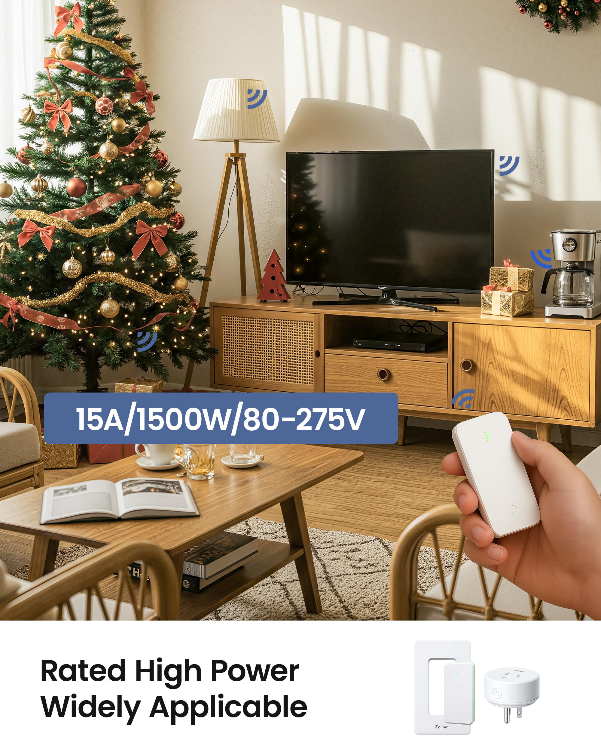 Zoiinet remote switch compatibility with receiver and light socket