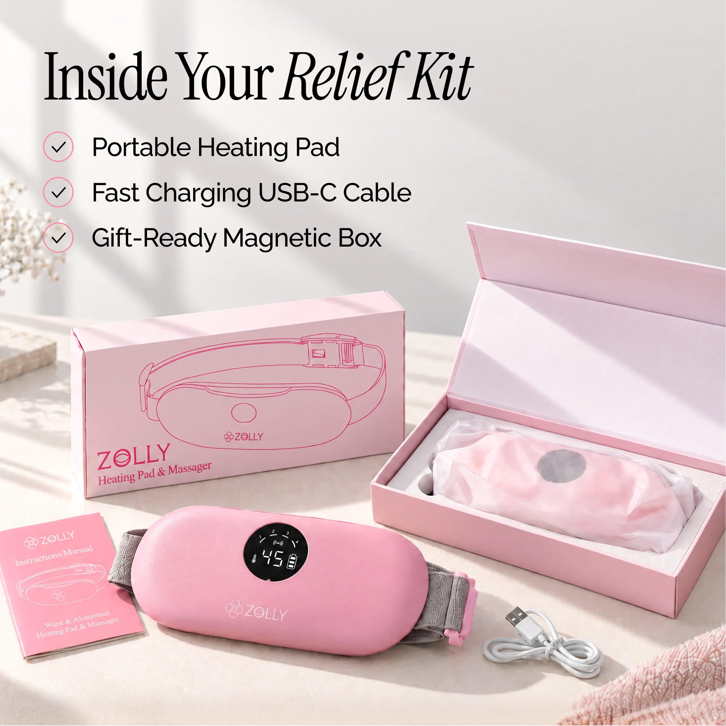 Zolly soft silicone surface and ABS plastic body