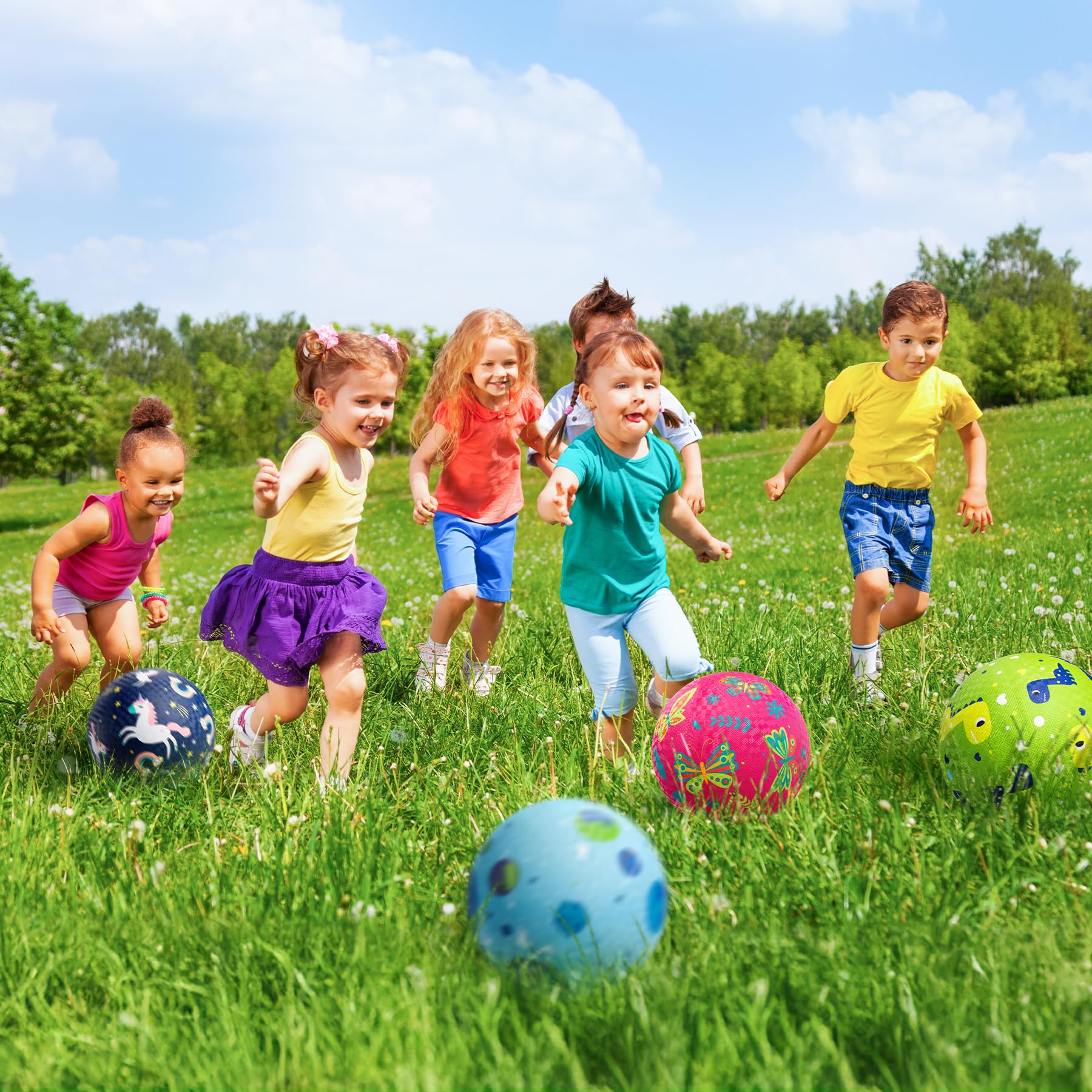 ZOOJOY Playground Balls in bright colors ready for active play