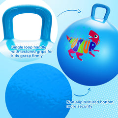Dinosaur themed Hopper Ball for kids ages 3-8