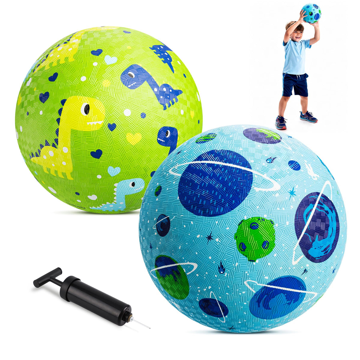 ZOOJOY Playground Balls set of 2 with pump