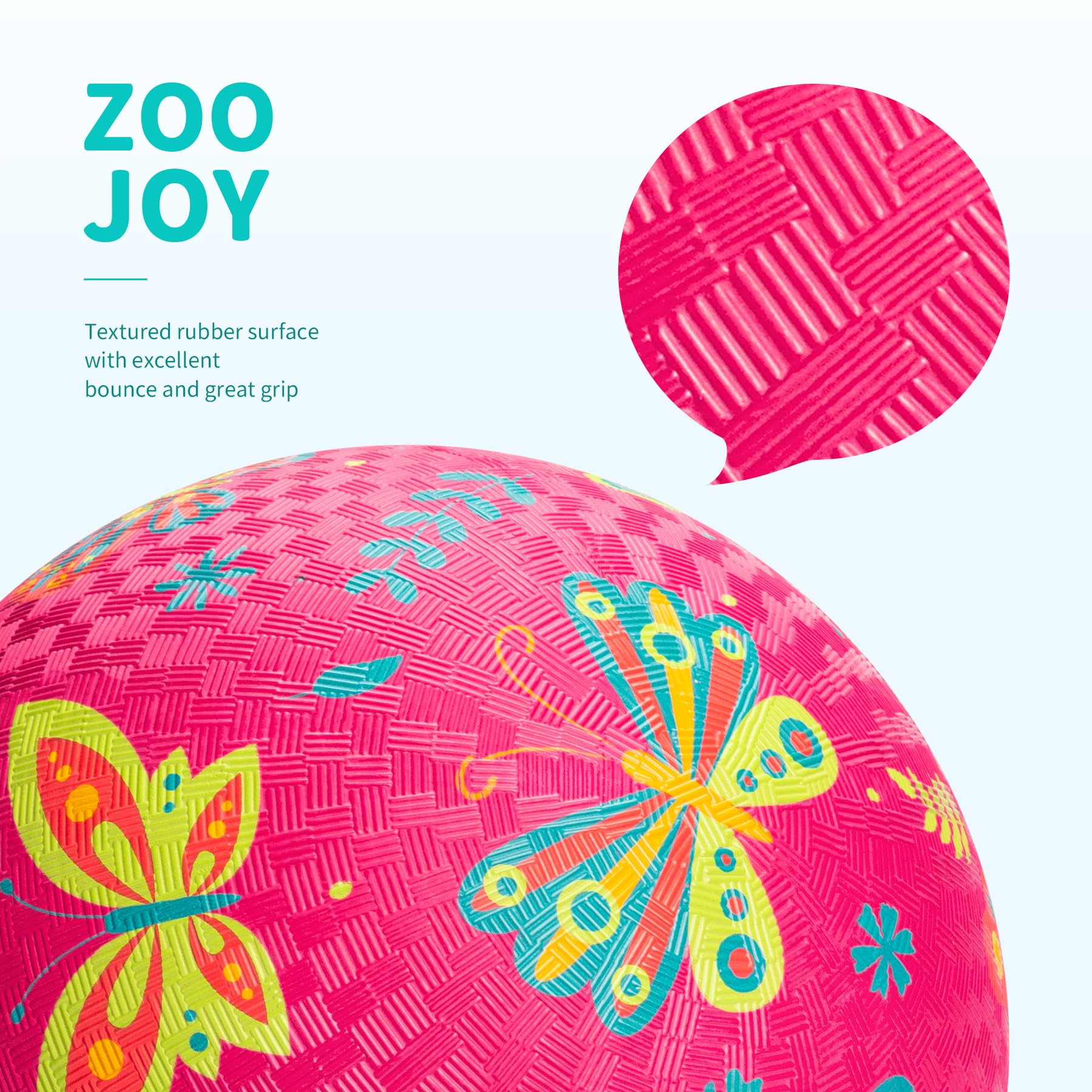 Indoor and outdoor use ZOOJOY Playground Balls 8.5 inch