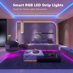 ZOZOO RGB LED strip lights flexible strip for living spaces