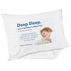 ZPECC toddler pillow 13x18 with pillowcase 14x19