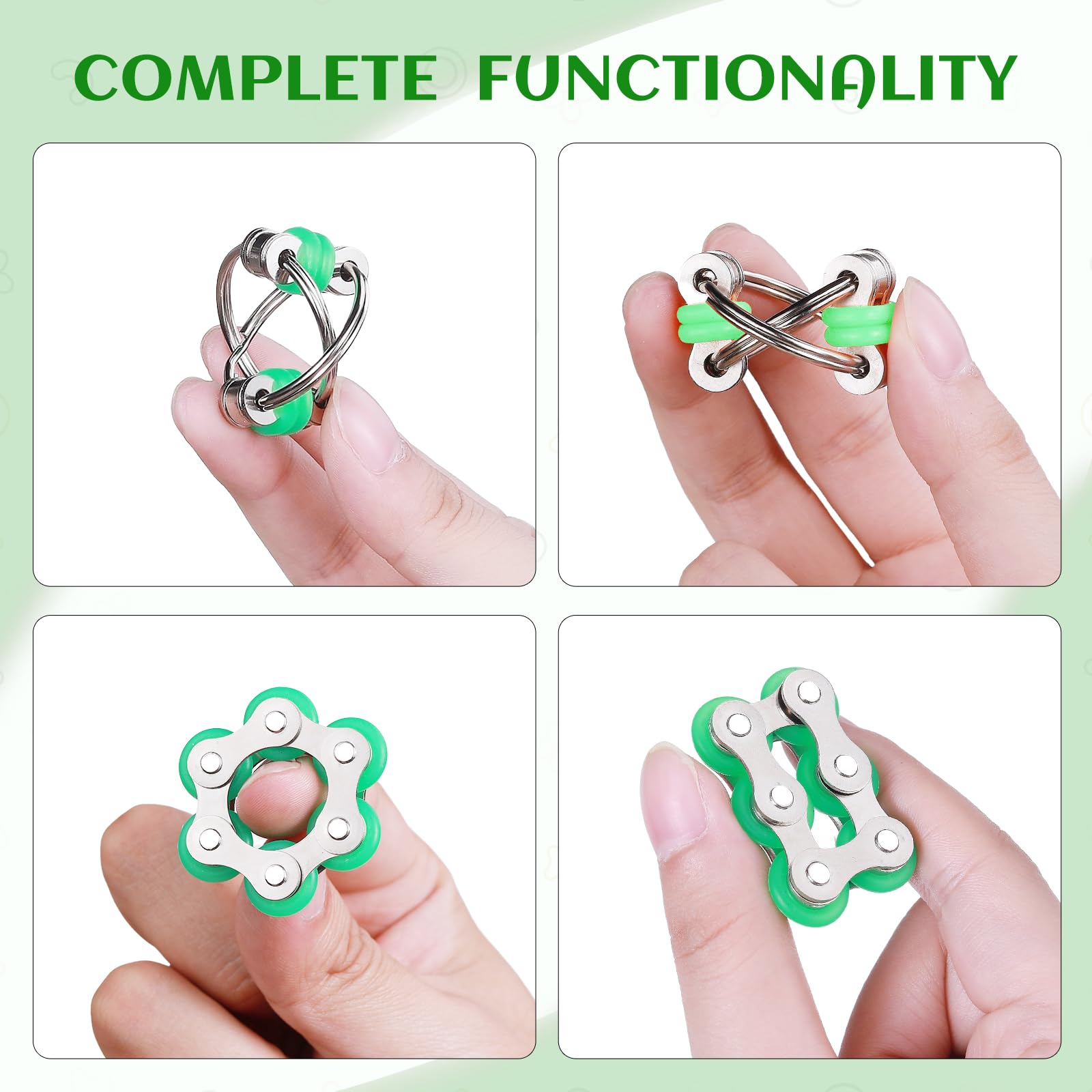Mesh and marble fidget toy component from ZQFTZQ 8 Pcs