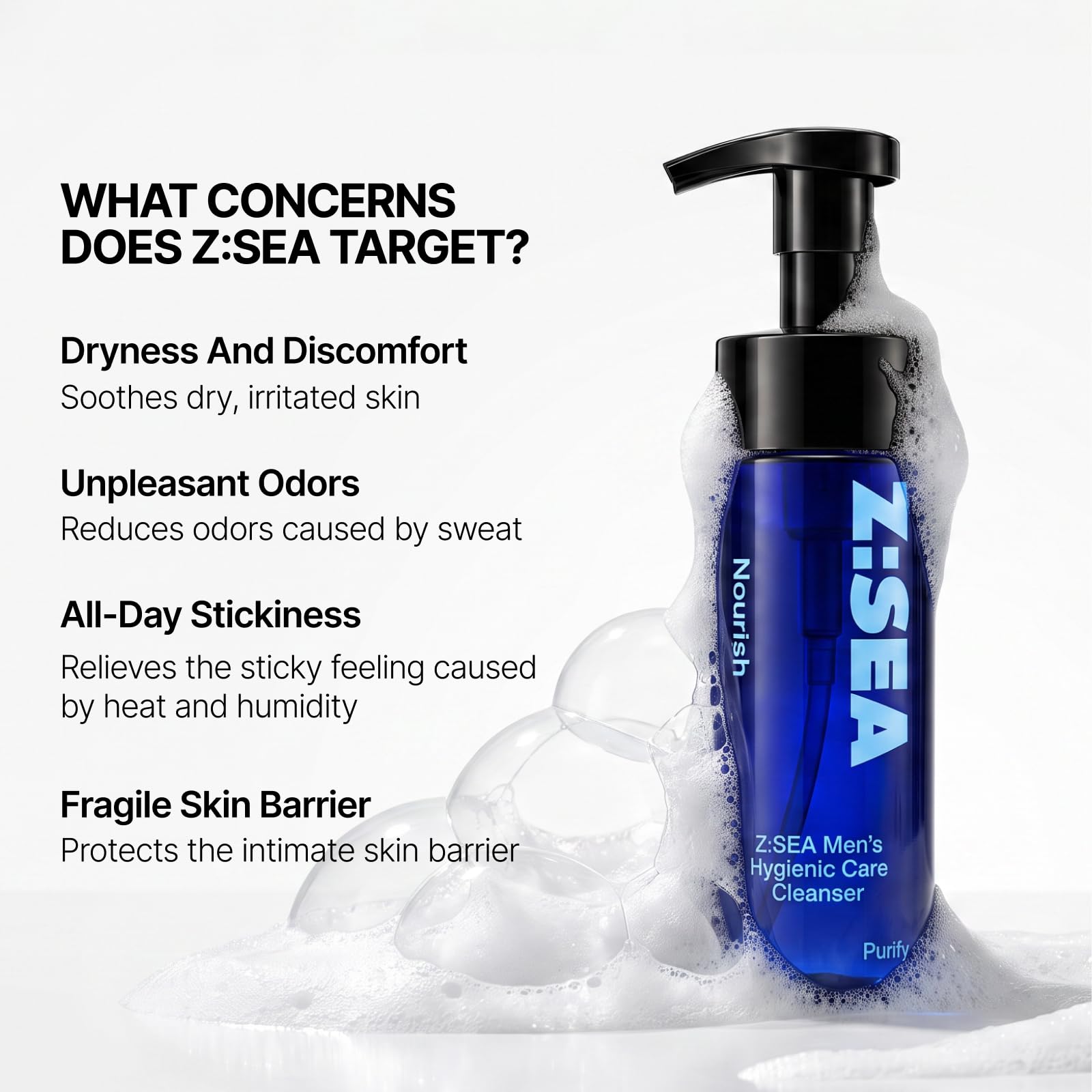 Menthol cooling intimate wash Z:SEA
