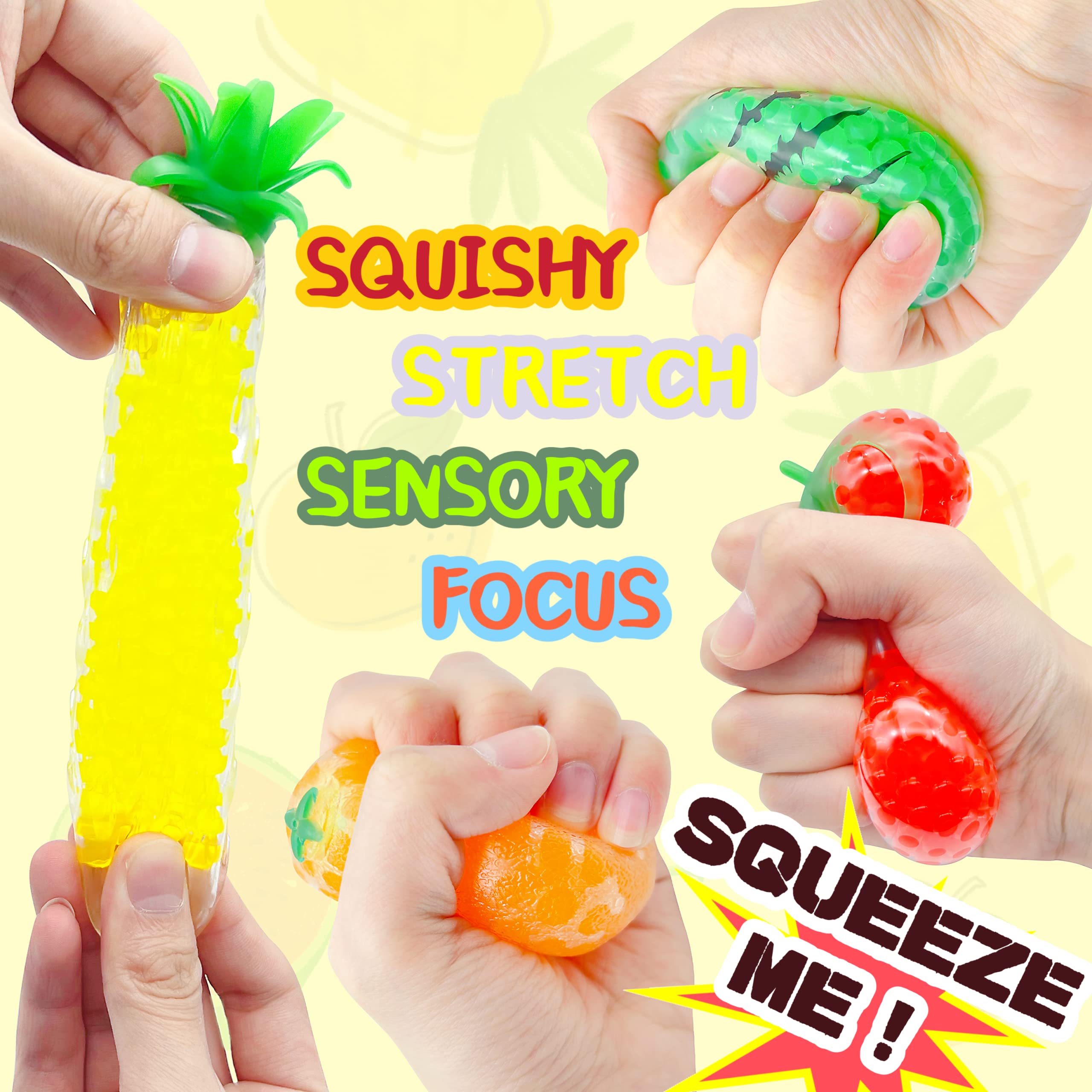 ZTATU fruit stress balls 4-pcs pack