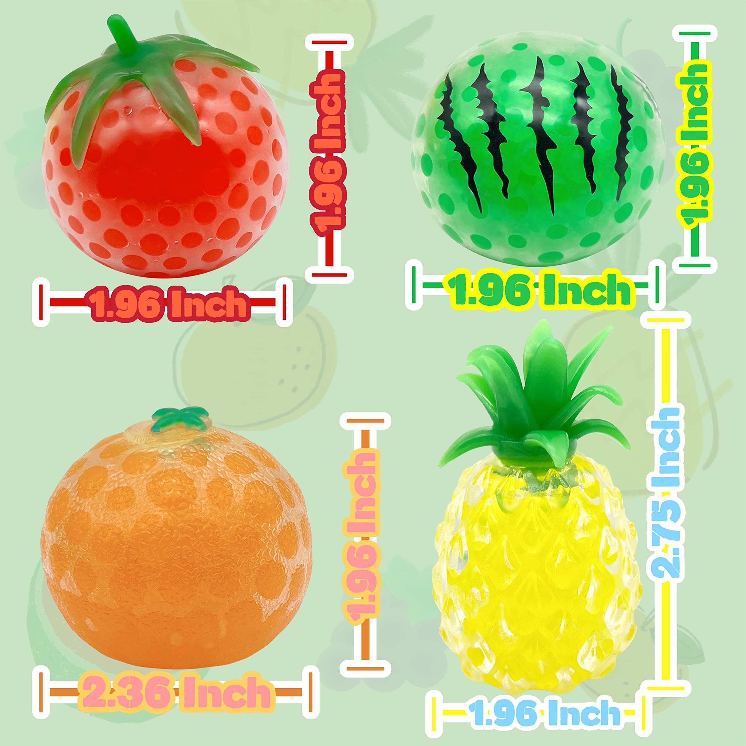 ZTATU pineapple fruit stress ball for adults