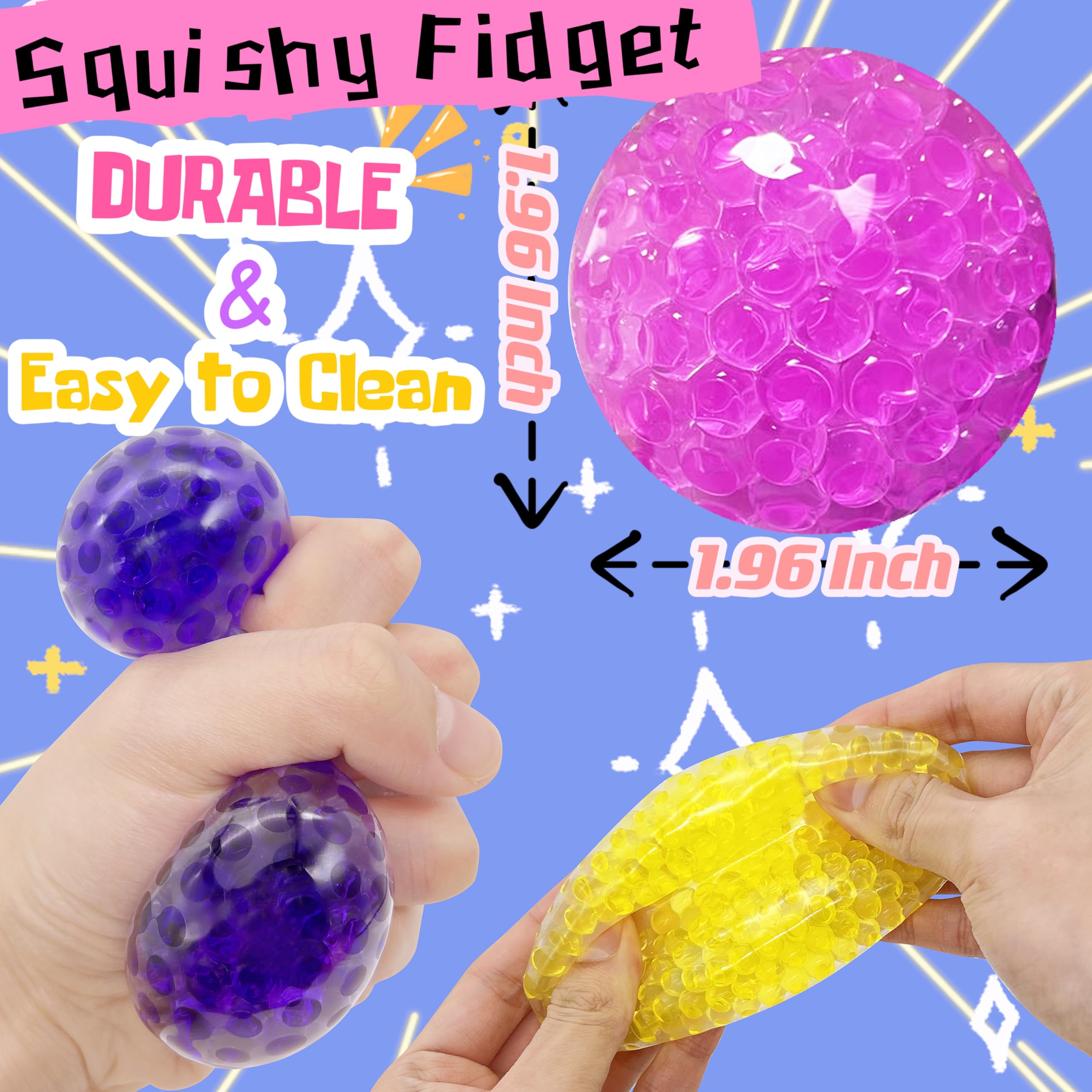 durable thick TPR stress ball portable size