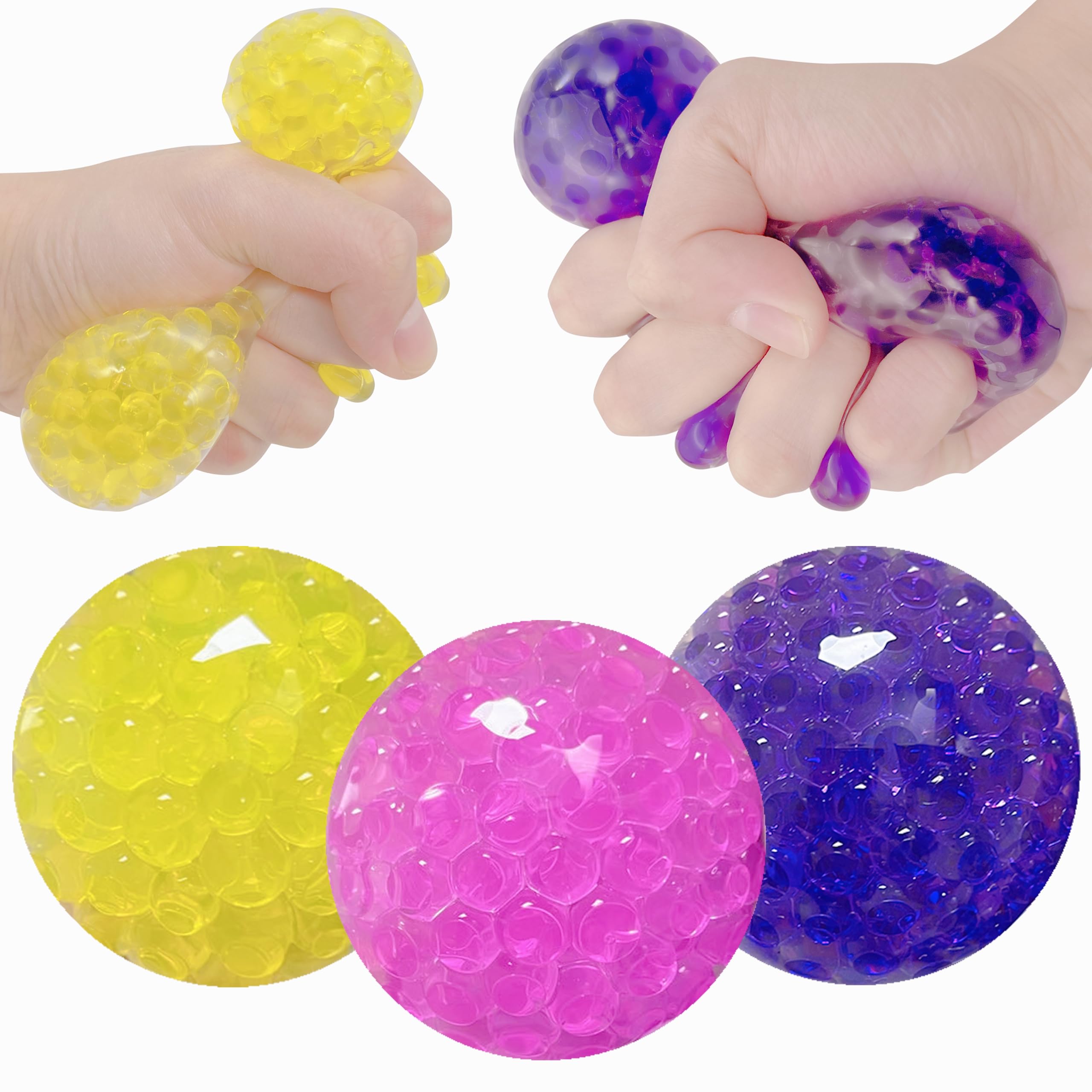 ZTATU stress balls bulk 3-pack colors for adults