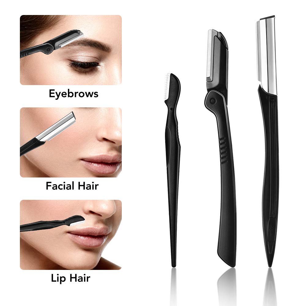 Curved eyebrow scissors for precise shaping ZTRHYOO image