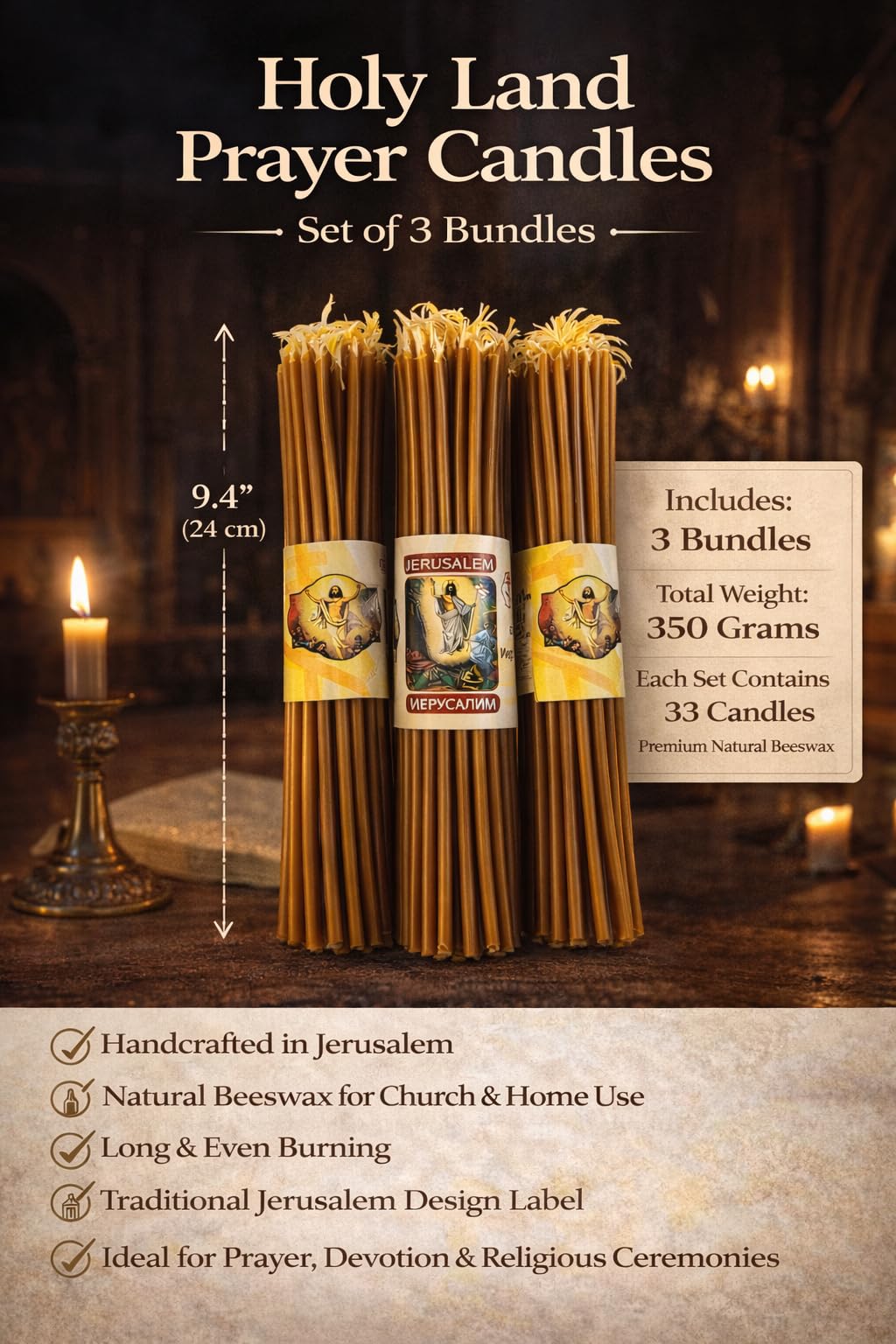 Blessed at the Church of the Holy Sepulchre Jerusalem