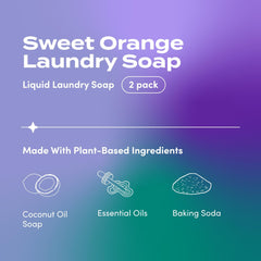 Zum Laundry Soap 64 oz two pack packaging