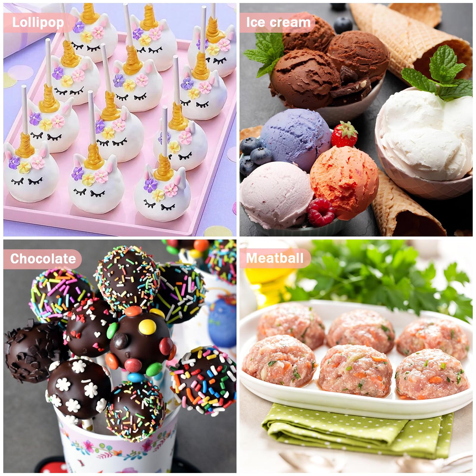 ZWLIYCHN meatball scoop ball maker for cake pops
