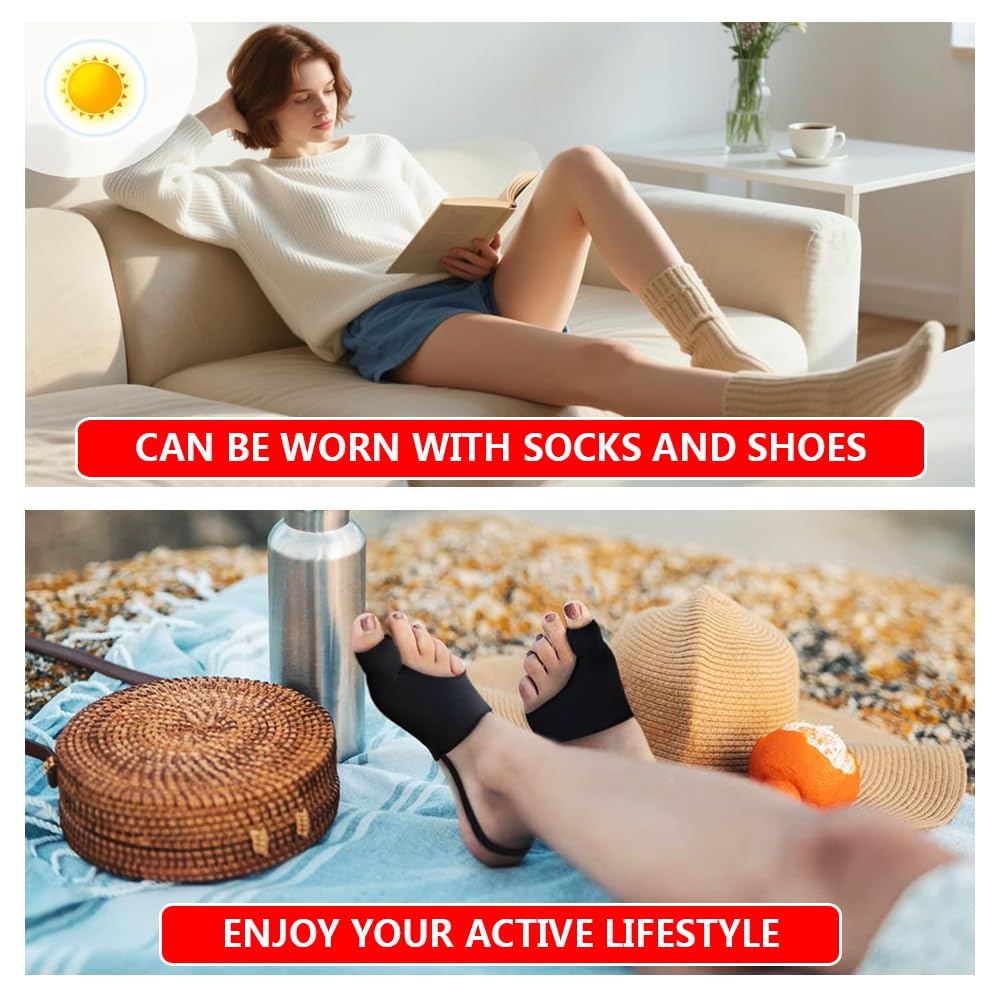 Ergonomic bunion corrector for comfortable toe realignment