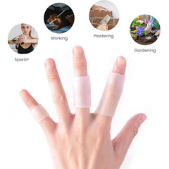 Gel finger sleeve protectors silicone cushions 20 pcs by ZXFUTURE