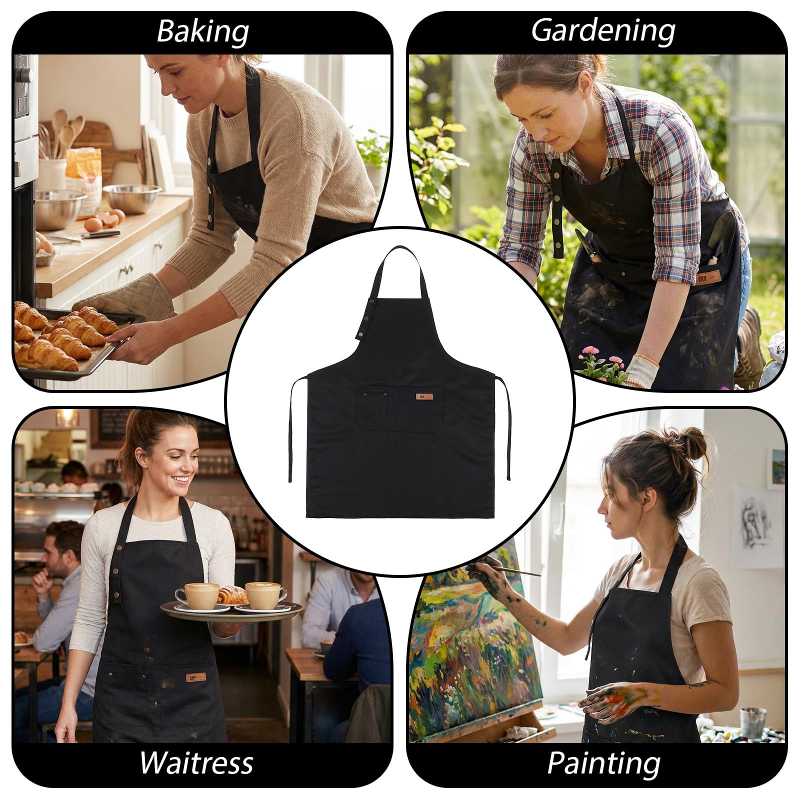 Kitchen and chef action with Zyghjort apron