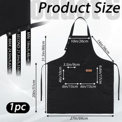 Waterproof Zyghjort apron with pockets close up