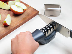 Slot for scissors on Zyliss knife sharpener