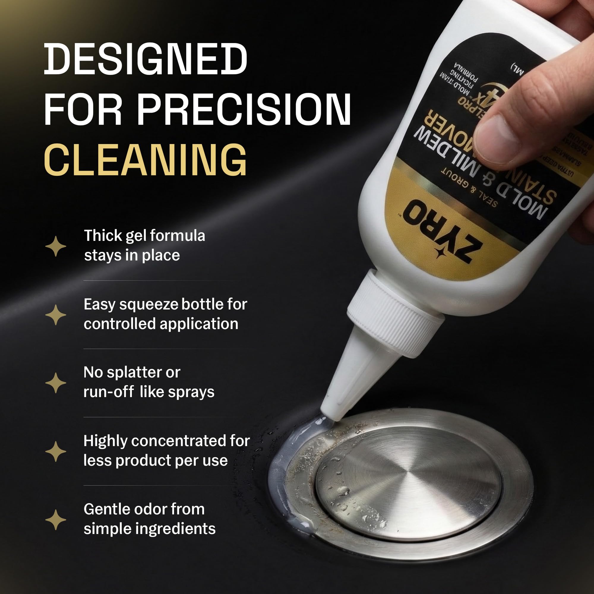 Front loader washer seal cleaner Zyro gel