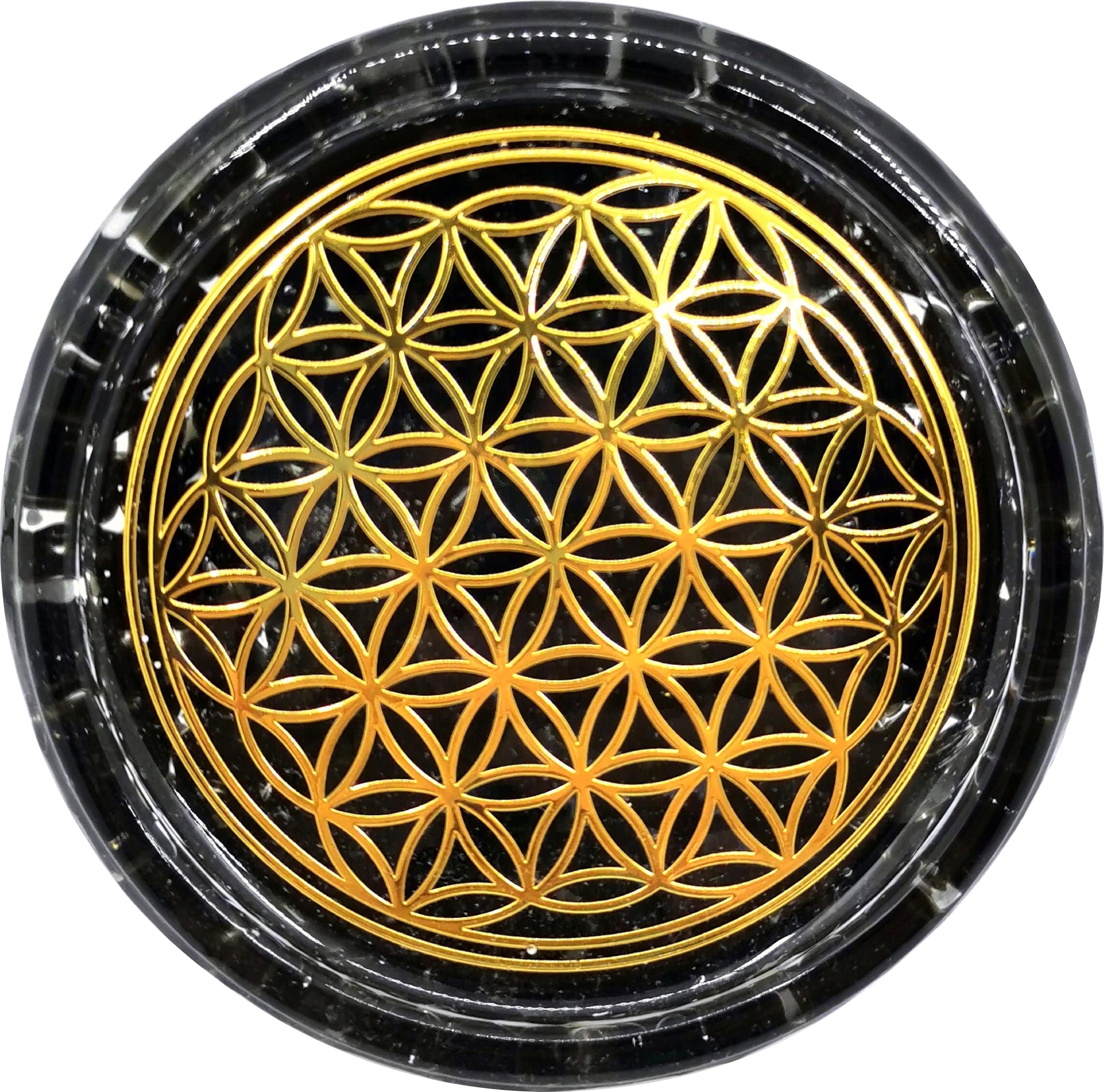 ZZYBIA Obsidian Crystals Coaster