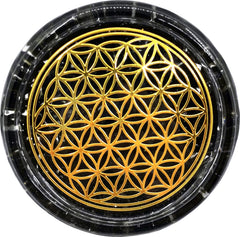 ZZYBIA Obsidian Crystals Coaster